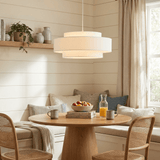 Ilan Glow Linen Pendant Light, detail view 2