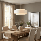 Ilan Glow Linen Pendant Light, detail view 4