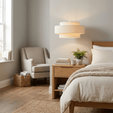 Ilan Glow Linen Pendant Light, detail view 5