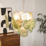 Riven Drift Glass Chandelier, detail view 25