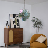 Riven Drift Glass Chandelier, detail view 19