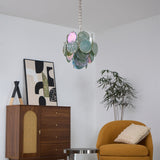 Riven Drift Glass Chandelier, detail view 21