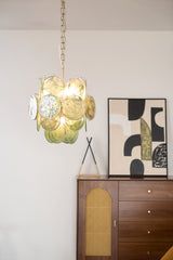 Riven Drift Glass Chandelier, detail view 23