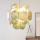 Riven Drift Glass Chandelier, detail view 3