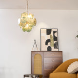 Riven Drift Glass Chandelier, detail view 24