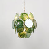 Riven Drift Glass Chandelier, detail view 6
