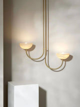 Thea Cloud Alabaster Pendant Light, detail view 2