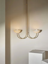 Thea Cloud Alabaster Pendant Light, detail view 6