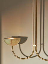 Thea Cloud Alabaster Pendant Light, detail view 11