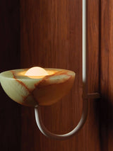 Thea Cloud Alabaster Pendant Light, detail view 4