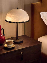 Vesper Morrow Alabaster Table Lamp, detail view 13