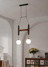 Luma Linden Glass Chandelier, detail view 5