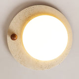 Niven Cove Travertine Ceiling Light, detail view 9