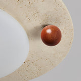 Niven Cove Travertine Ceiling Light, detail view 6