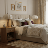 Alina Linden Fabric Table Lamp, detail view 6