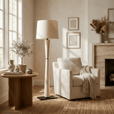Calia Juniper Leather Floor Lamp, detail view 5