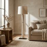 Calia Juniper Leather Floor Lamp, detail view 3