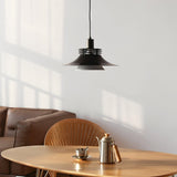 Clara Oak Iron Pendant Light, detail view 2