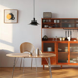 Clara Oak Iron Pendant Light, detail view 3