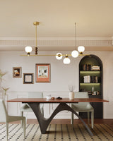 Elian Rose Glass Pendant Light, detail view 10