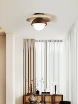 Jora Nest Travertine Ceiling Light, detail view 4
