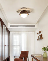 Jora Nest Travertine Ceiling Light, detail view 5