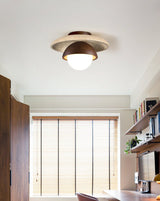 Jora Nest Travertine Ceiling Light, detail view 7