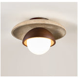 Jora Nest Travertine Ceiling Light, detail view 10
