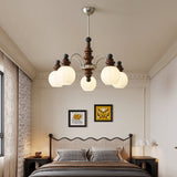Zella Cloud Glass Chandelier, detail view 4