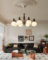 Zella Cloud Glass Chandelier, detail view 15