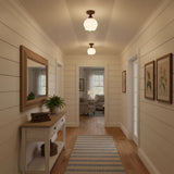 Aven Cedar Glass Ceiling Light, detail view 10