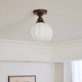 Aven Cedar Glass Ceiling Light, detail view 32