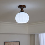 Aven Cedar Glass Ceiling Light, detail view 33