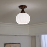 Aven Cedar Glass Ceiling Light, detail view 34