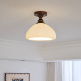 Aven Cedar Glass Ceiling Light, detail view 14