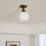 Aven Cedar Glass Ceiling Light, detail view 41