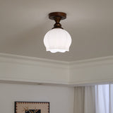 Aven Cedar Glass Ceiling Light, detail view 42