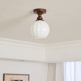 Aven Cedar Glass Ceiling Light, detail view 43