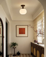 Aven Cedar Glass Ceiling Light, detail view 23