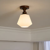 Aven Cedar Glass Ceiling Light, detail view 15