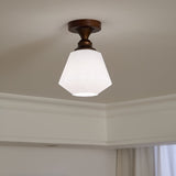 Aven Cedar Glass Ceiling Light, detail view 46