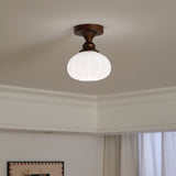 Aven Cedar Glass Ceiling Light, detail view 48