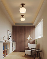 Aven Cedar Glass Ceiling Light, detail view 24