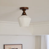 Aven Cedar Glass Ceiling Light, detail view 26