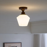 Aven Cedar Glass Ceiling Light, detail view 28