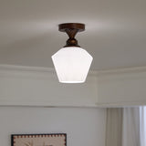 Aven Cedar Glass Ceiling Light, detail view 29