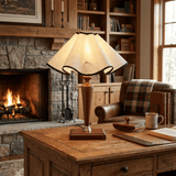 Cora Loft Wood Table Lamp, detail view 2