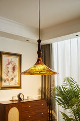 Luma Morrow Wood Pendant Light, detail view 4