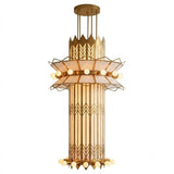 Aven Dune Acrylic Chandelier, detail view 11