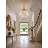 Aven Dune Acrylic Chandelier, detail view 12